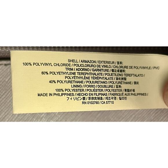 Kate Spade Greta Court Glitter Penny Saffiano Leather Tote Gray & Gold WKRU5613 - Picture 9 of 10